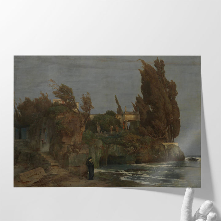 Villa by the Sea - Canvas Print Wall Art