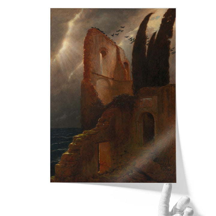 Ruin by the Sea, 1881 - Canvas Print Wall Art