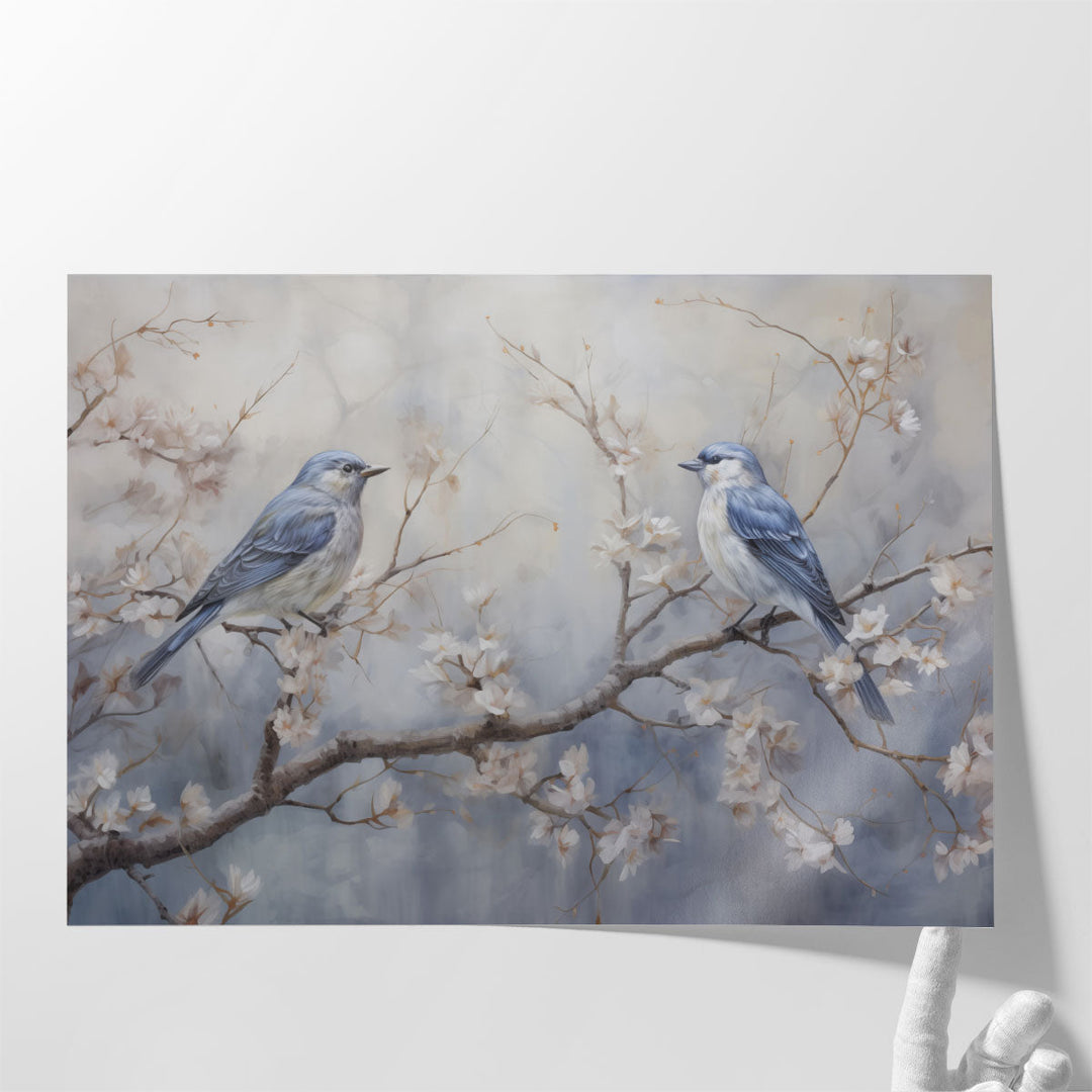 Bloomsbury Birdsong - Canvas Print Wall Art