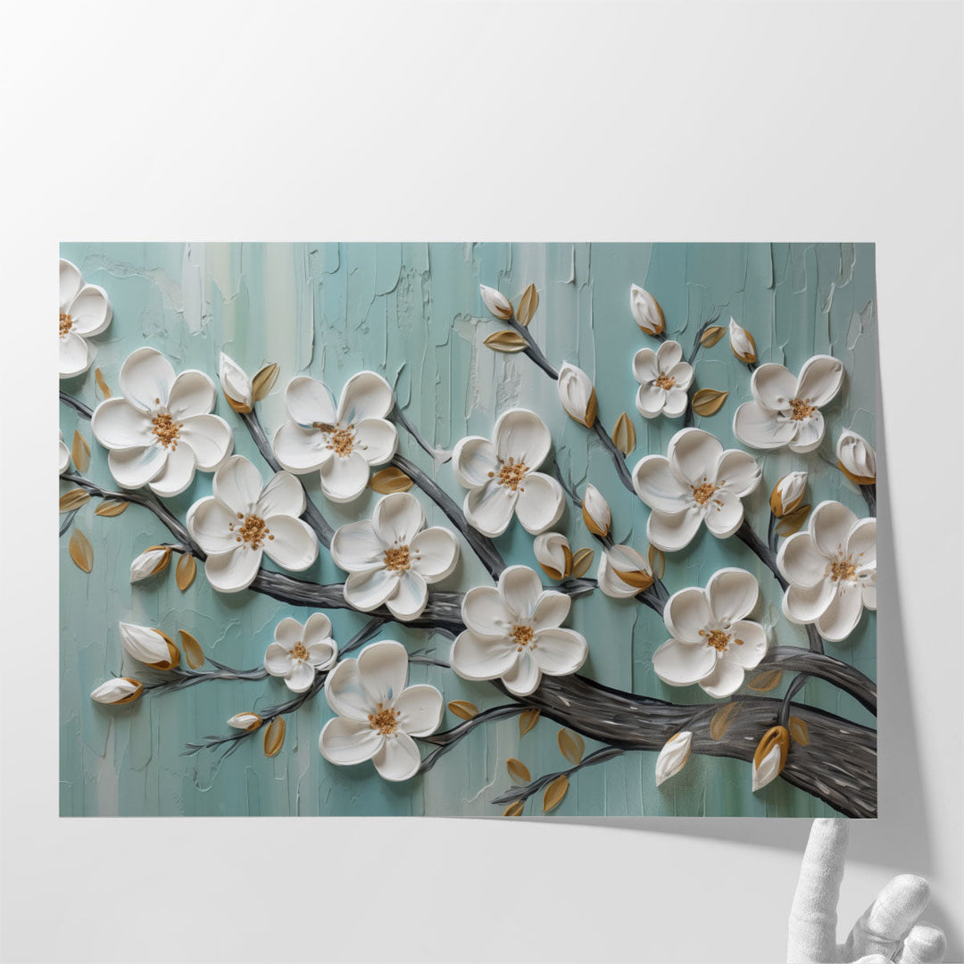 Cherry Blossom Whispers 2 - Canvas Print Wall Art
