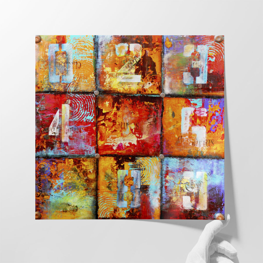 Big Wall Art For Hallway – oversized letter-based abstract