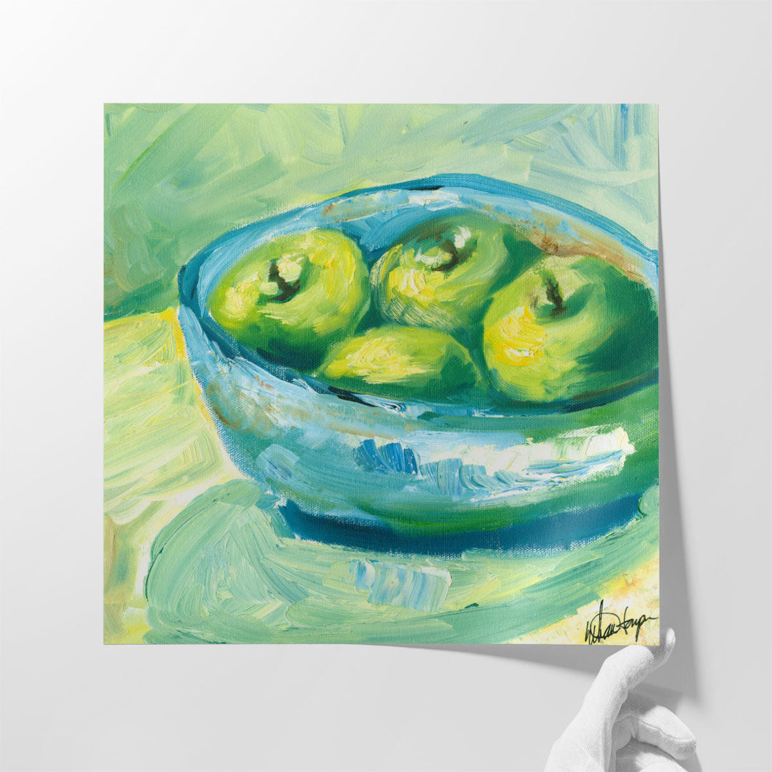 kitchen wall art – soothing watercolor touch