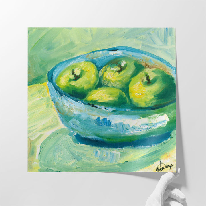 kitchen wall art – soothing watercolor touch