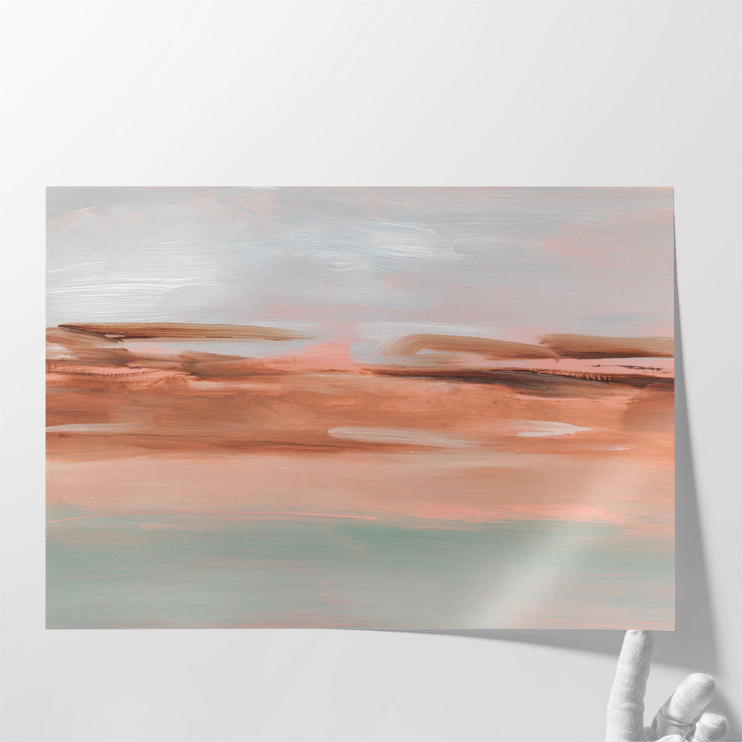 Large living room art with peaceful seascape