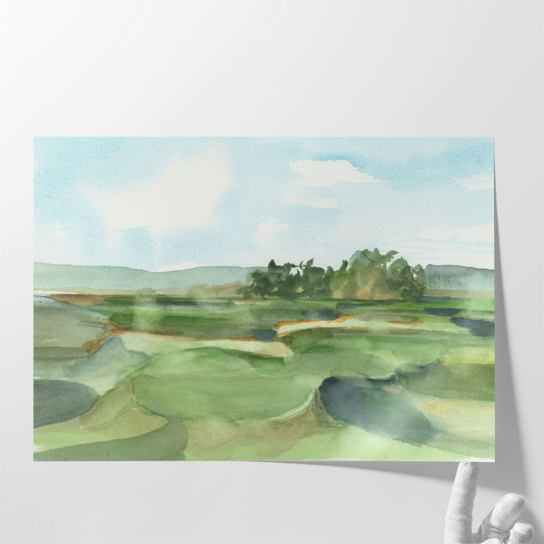 Large landscape canvas painting for living room