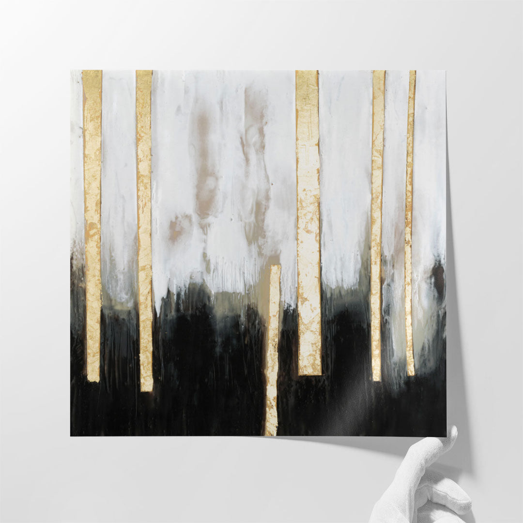 Monochrome hallway wall art decor