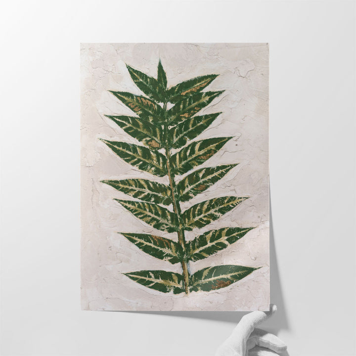 Green Botanical Print for Kitchen – lush green foliage