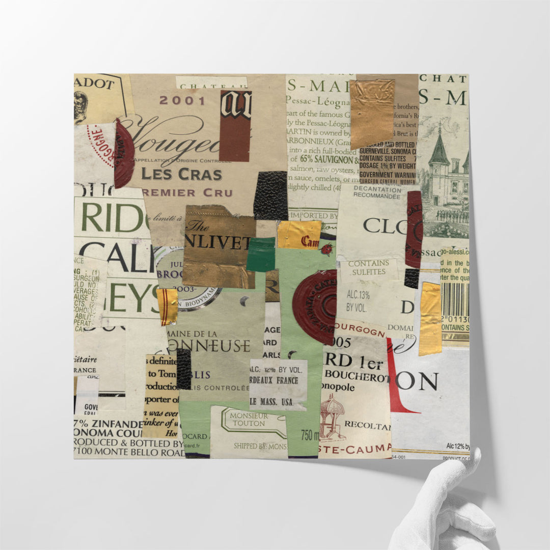 Large Modern Kitchen Wall Decor – bold kitchen canvas