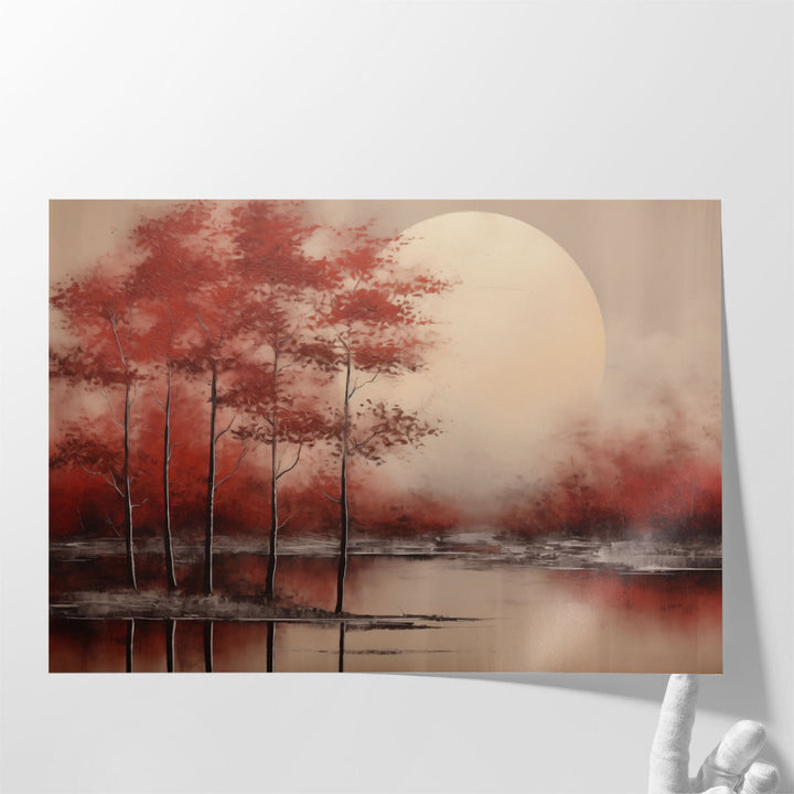 Timeless Redwood Reflections 2 - Canvas Print Wall Art