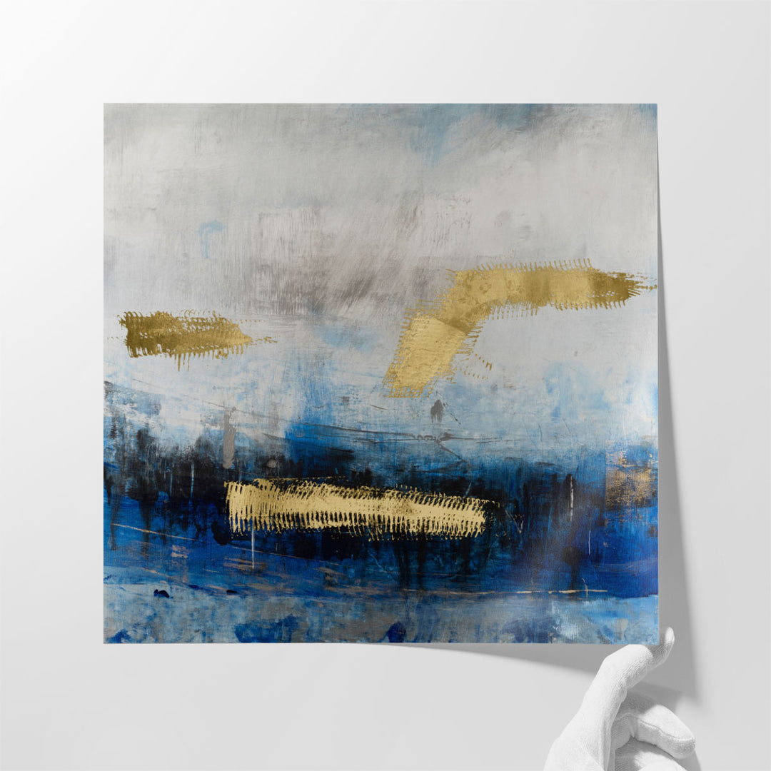 Oversized Wall Art For Living Room – bold abstract square print