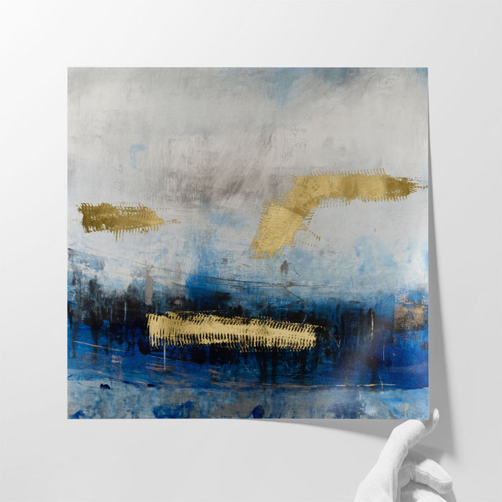 Oversized Wall Art For Living Room – bold abstract square print