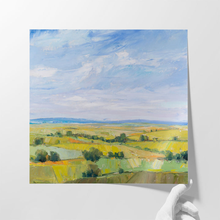 Large landscape canvas prints for farmhouse décor