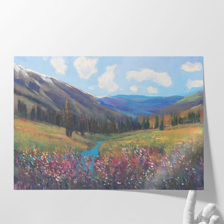 Large landscape canvas art for bedroom décor