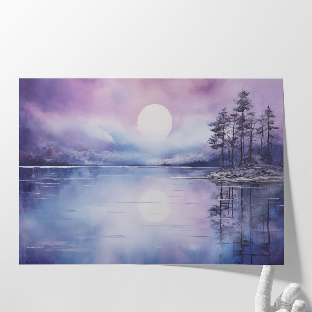 Blissful Lake - Canvas Print Wall Art