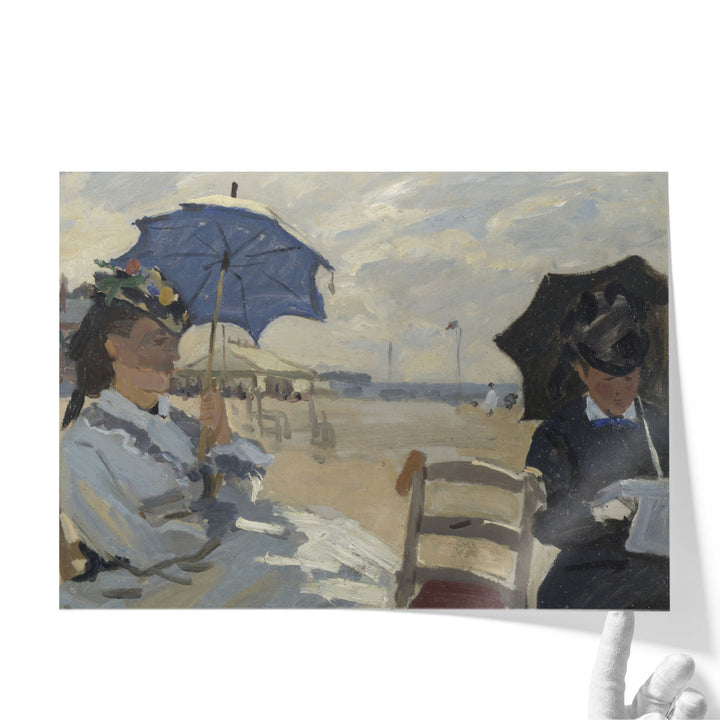 The Beach at Trouville, 1870 - Canvas Print Wall Art