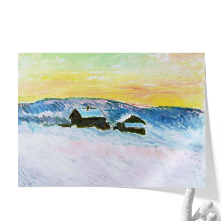 The Blue Houses, Marmottan, 1895 - Canvas Print Wall Art