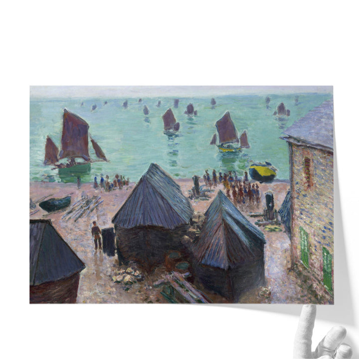 The Departure of the Boats - Canvas Print Wall Art