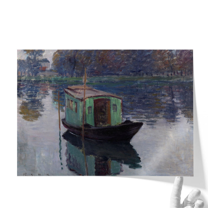 The Studio Boat, 1874 - Canvas Print Wall Art