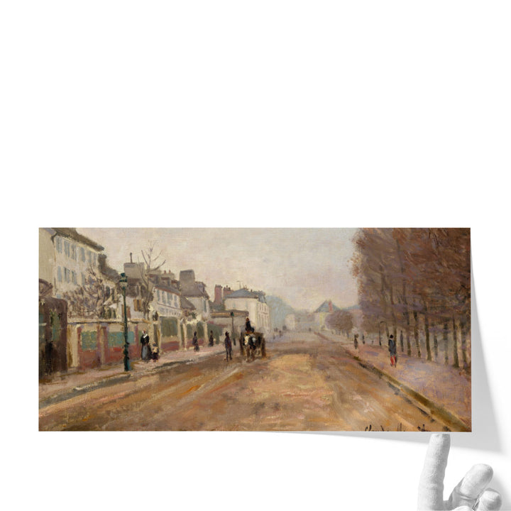 Boulevard Heloise, Argenteuil, 1872 - Canvas Print Wall Art