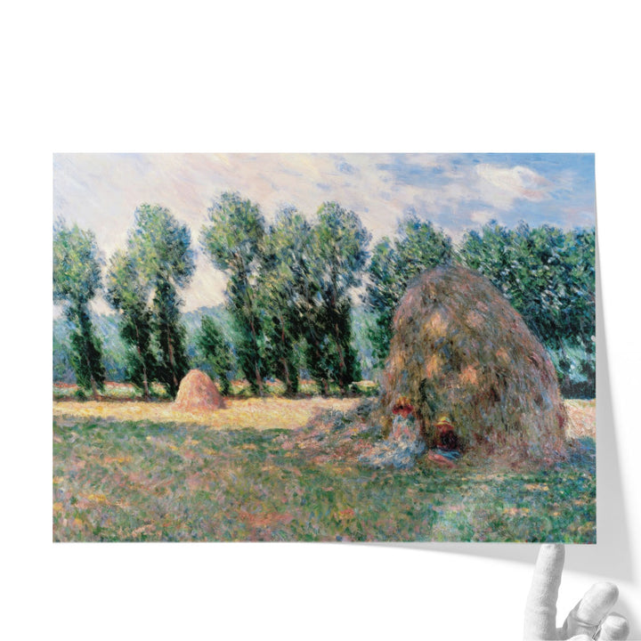 Haystack near Giverny, 1884 - Canvas Print Wall Art