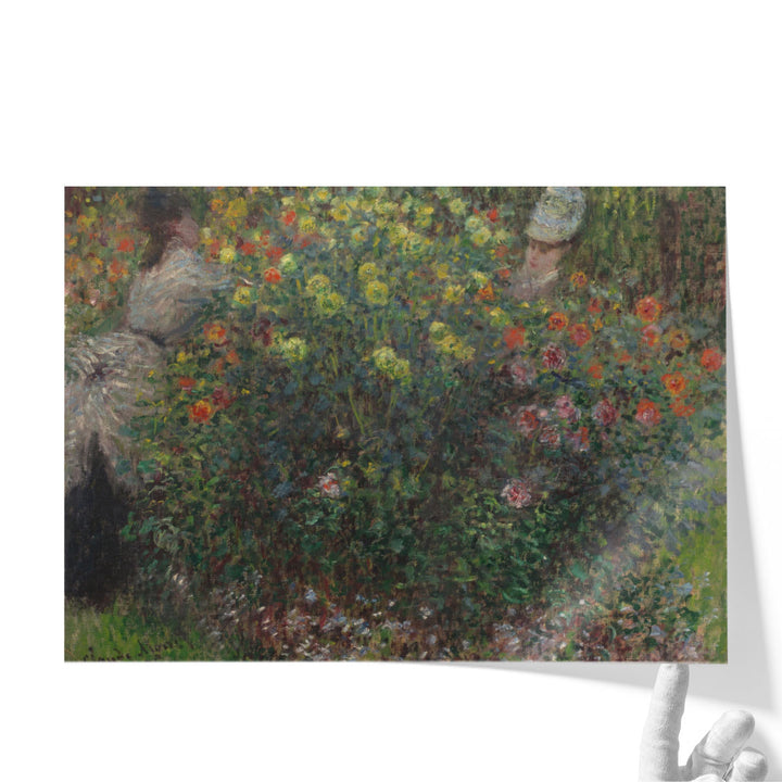 Ladies in Flowers, 1875 - Canvas Print Wall Art