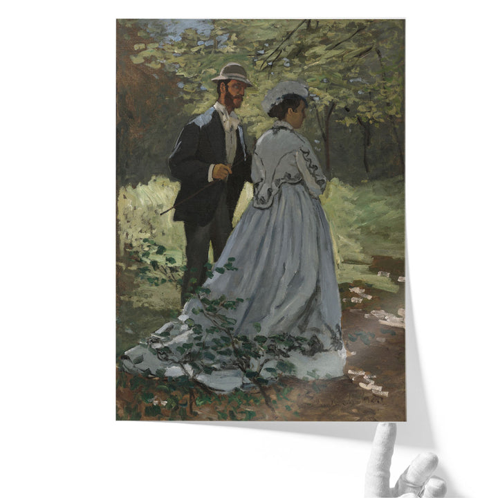 Bazille and Camille, 1865 - Canvas Print Wall Art