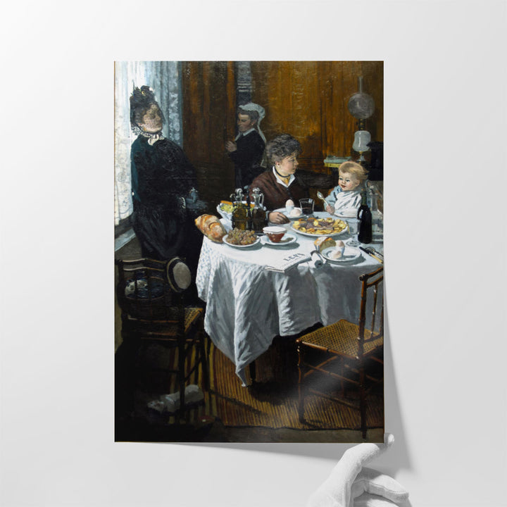 brown kitchen art – warm family gathering