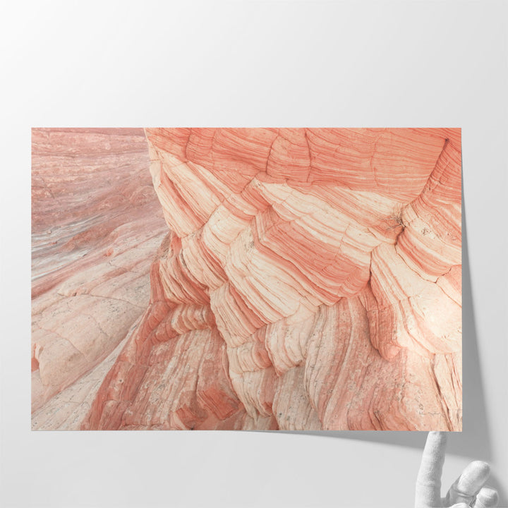 Coyote Buttes VII Blush - Canvas Print Wall Art