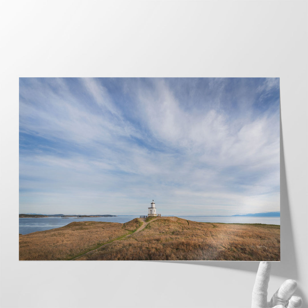 Modern wall art for living room with coastal view