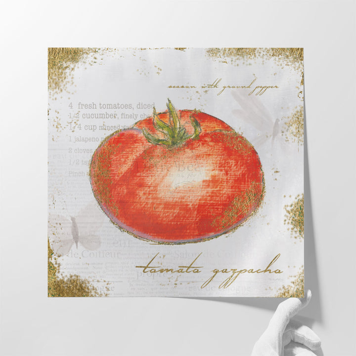 Still Life Canvas Prints for Kitchen tomato scene