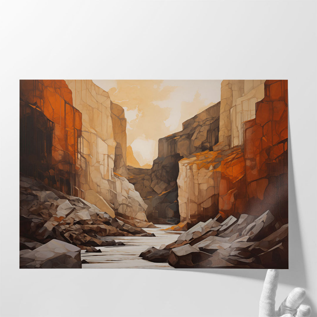 Rocky Realms 2 - Canvas Print Wall Art
