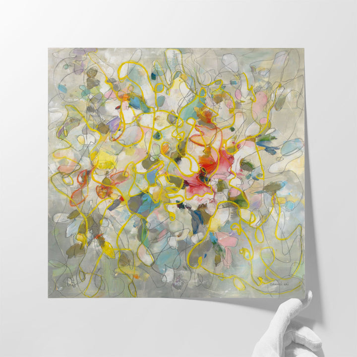 Very Large Home Office Wall Decor – oversized abstract for workspace