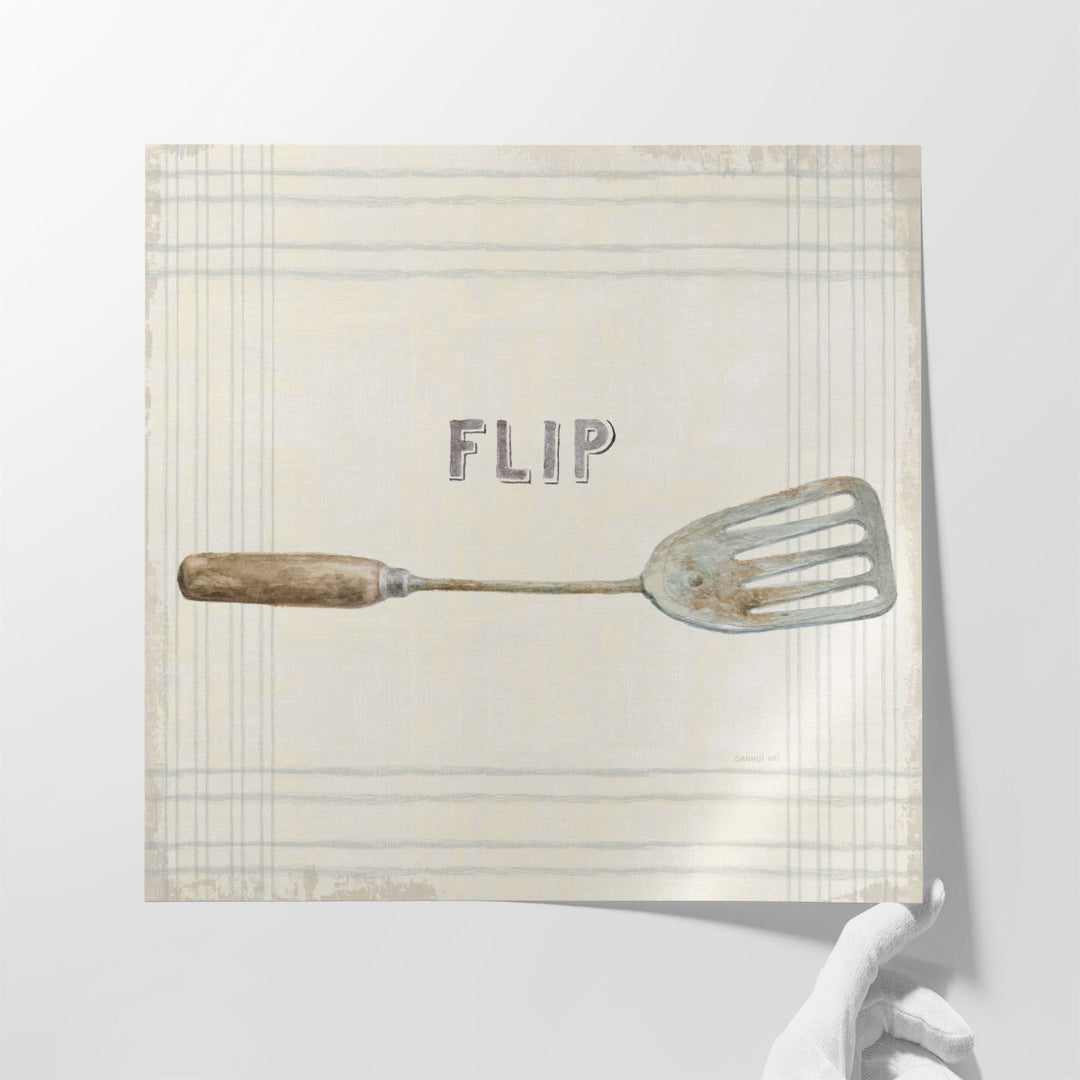 Kitchen Wall Art Decor – utensil and text fusion