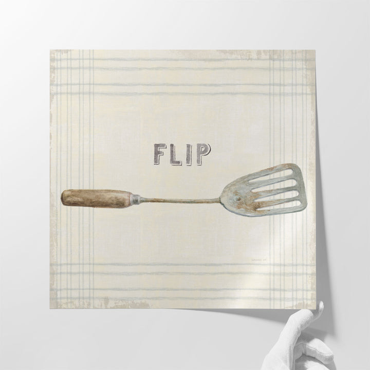 Kitchen Wall Art Decor – utensil and text fusion