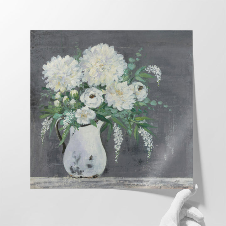 Big Framed Kitchen Wall Art – large flower canvas