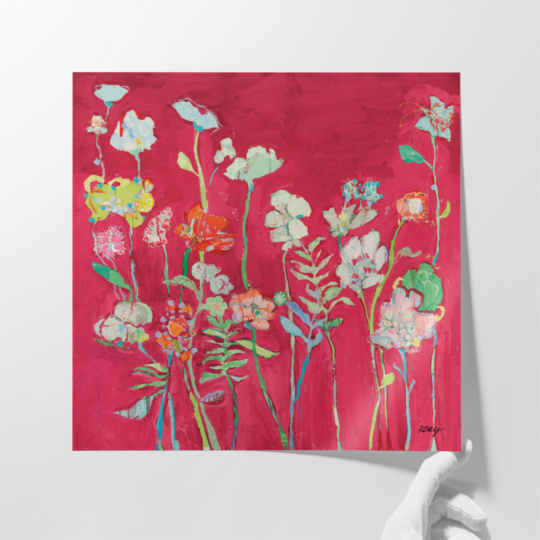 Modern paintings for living room floral theme