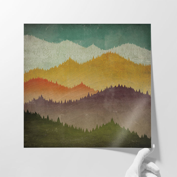 Landscape canvas wall art for bedroom décor
