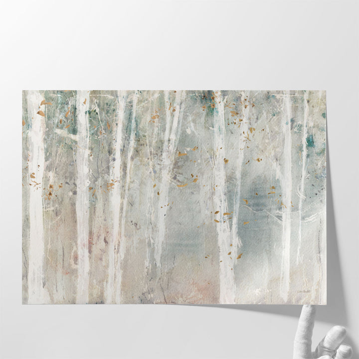 Living room wall art with tree motif