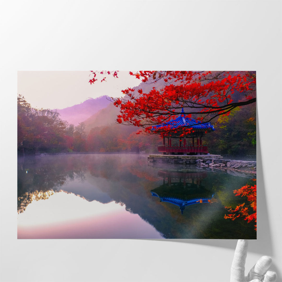 Colorful Autumn Season in Naejangsan National Park - Canvas Print Wall Art
