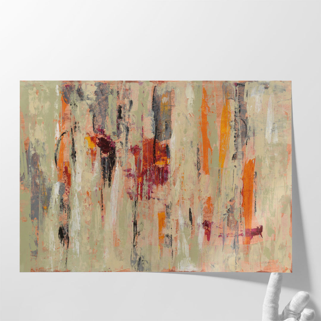 hallway wall décor – large abstract canvas