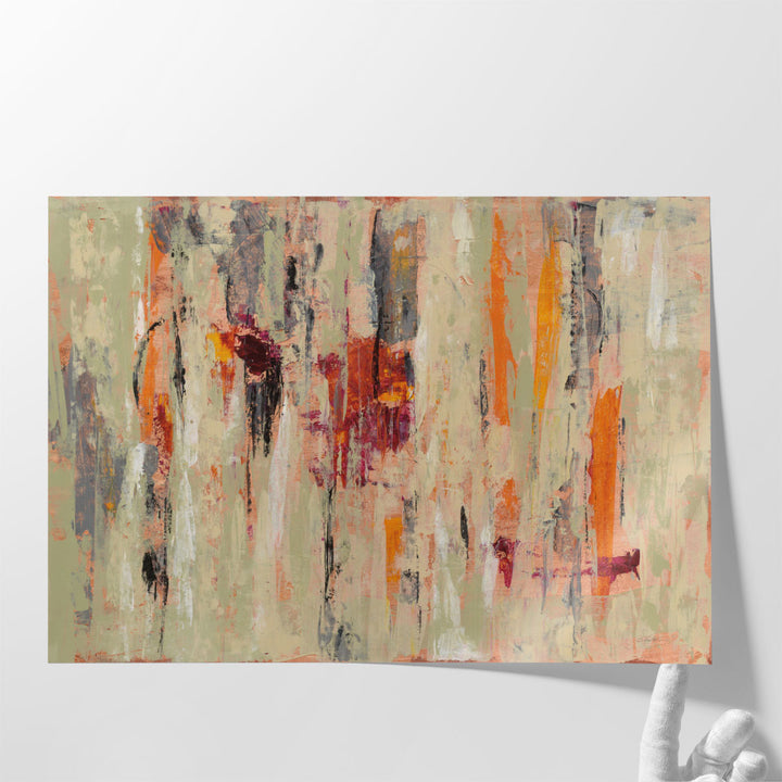 hallway wall décor – large abstract canvas
