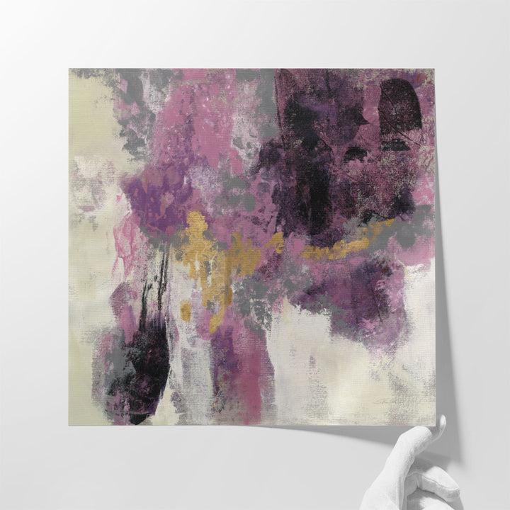 Hallway artwork with rich brushwork