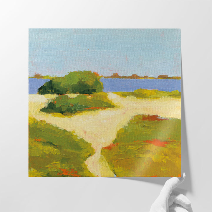 Large coastal wall art for hallway décor