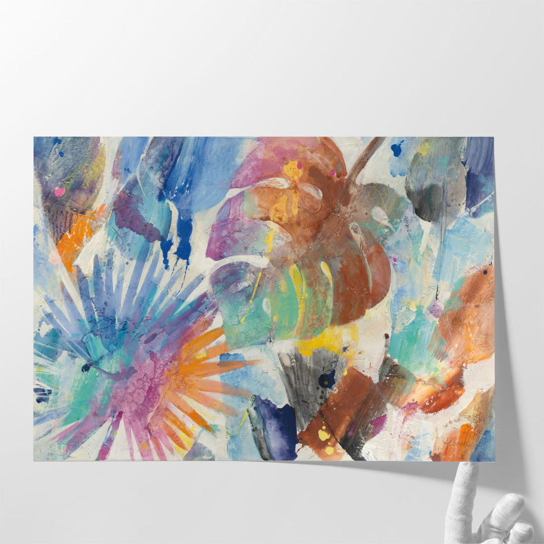Framed foliage wall art for hallway