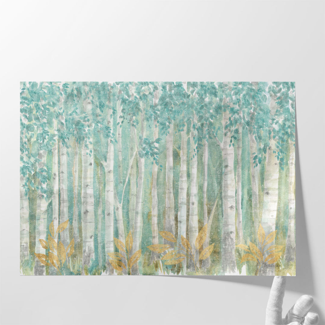 Abstract wall art for living room with nature theme