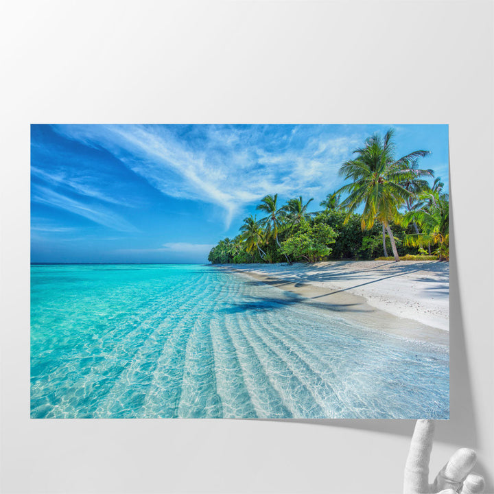 Huge beach house wall art with ocean and horizon