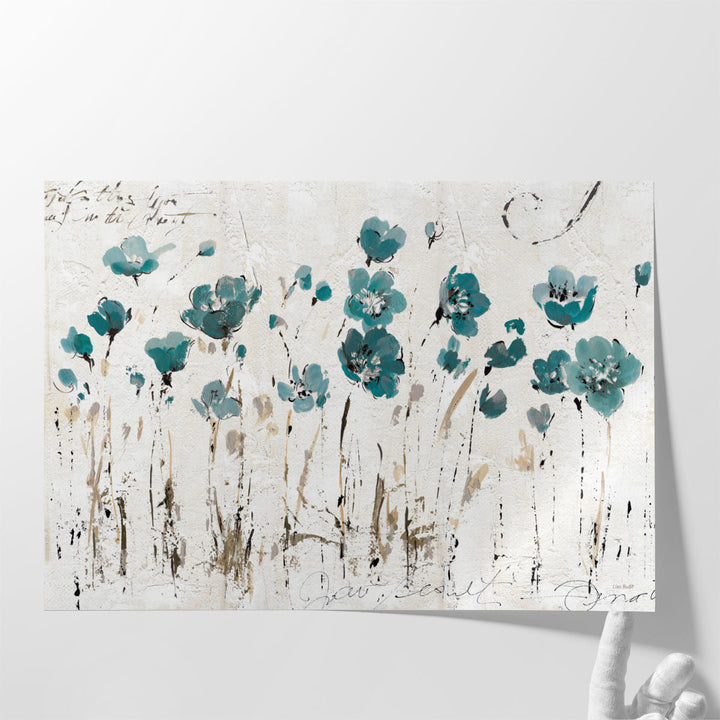 Calming floral print for bedroom décor