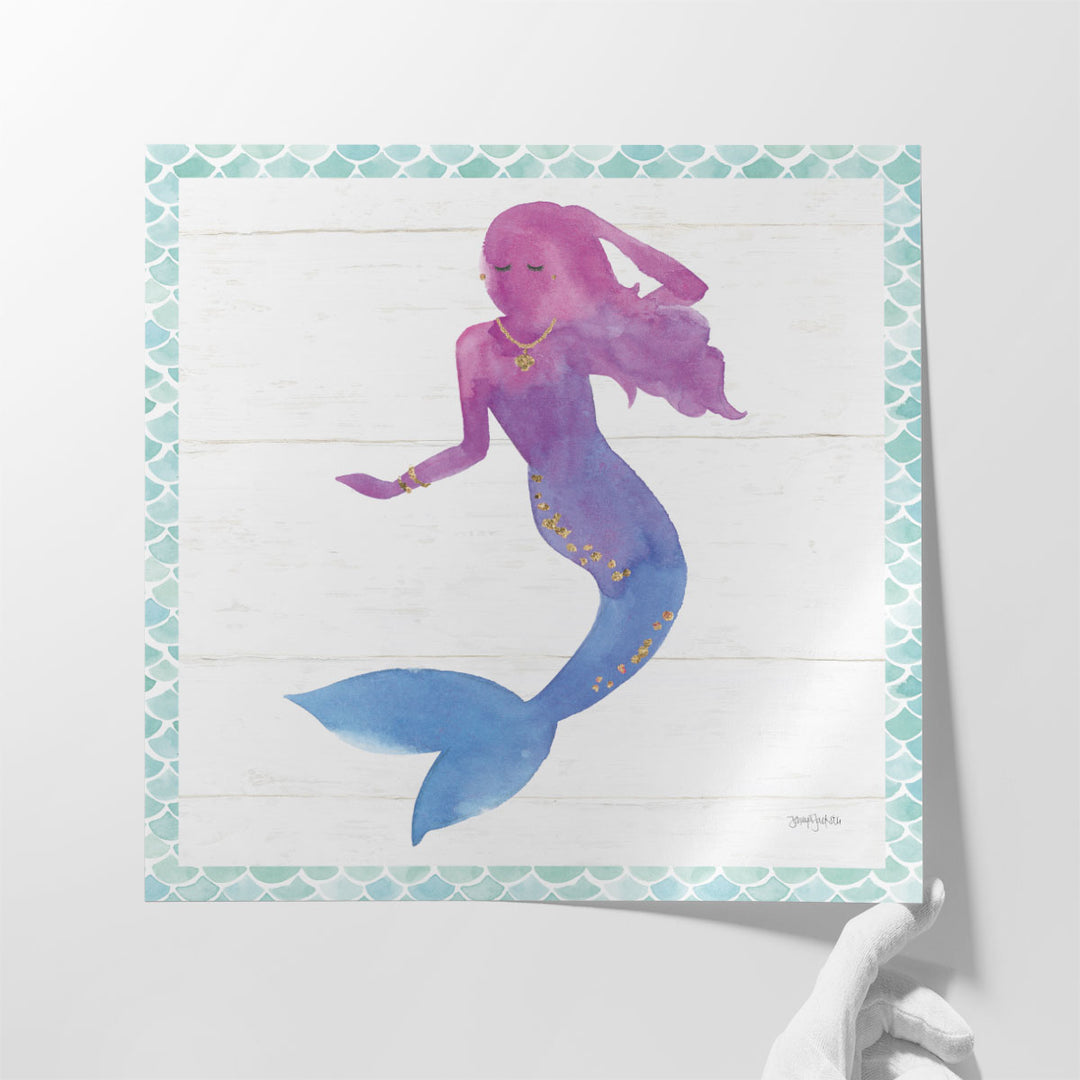 Mermaid Friends III - Canvas Print Wall Art