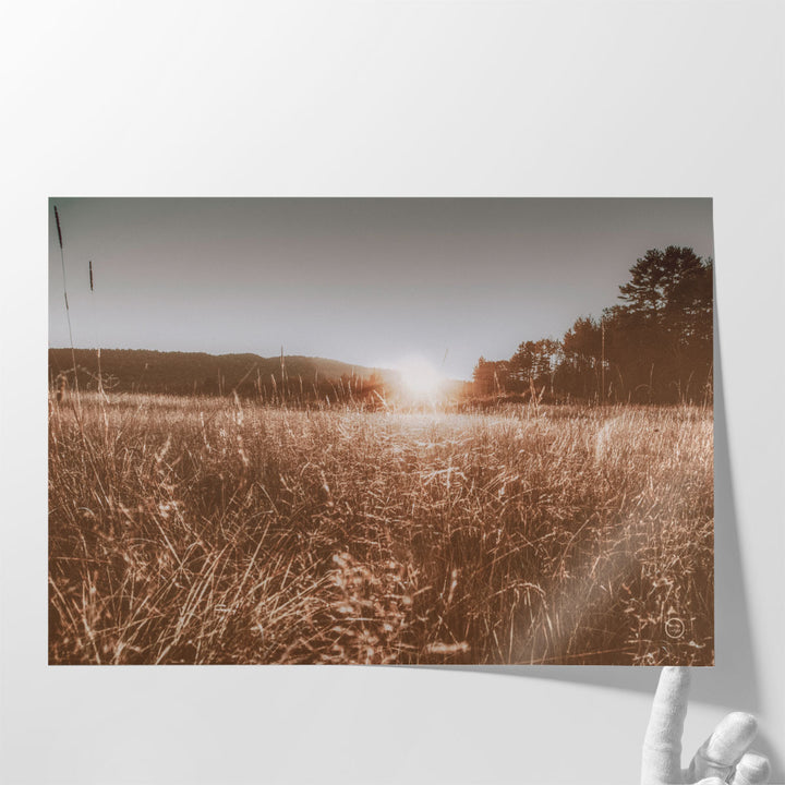 Landscape photography prints for farmhouse with countryside view