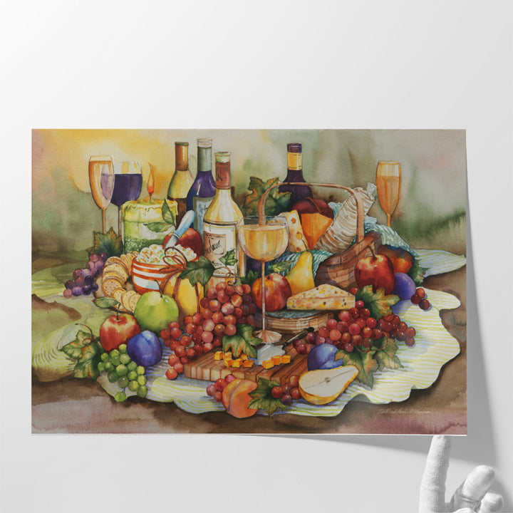 canvas prints for kitchen – vibrant dining style